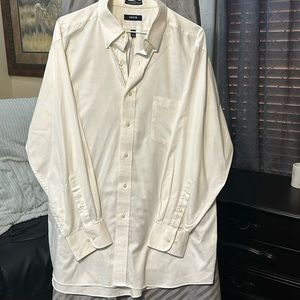 Izod men’s white long sleeve dress shirt xL